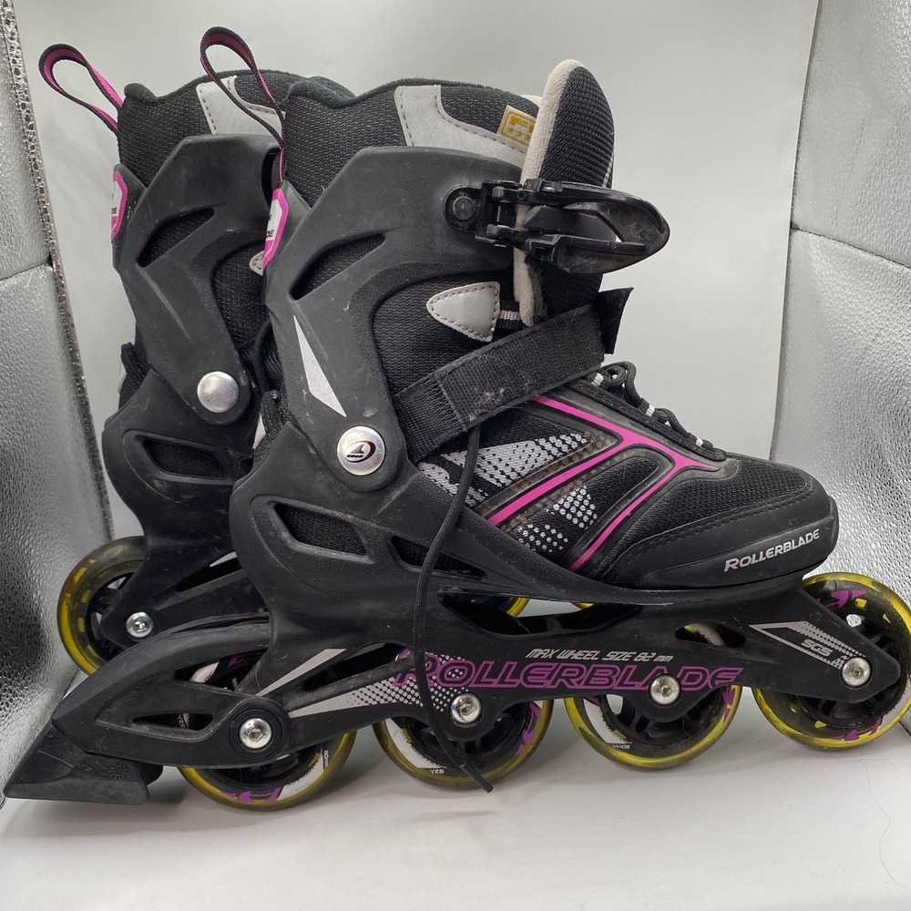 Rollerblade Zetrablade W Womens Inline Skates Black Pink Size 6 80mm SG5 Bearing